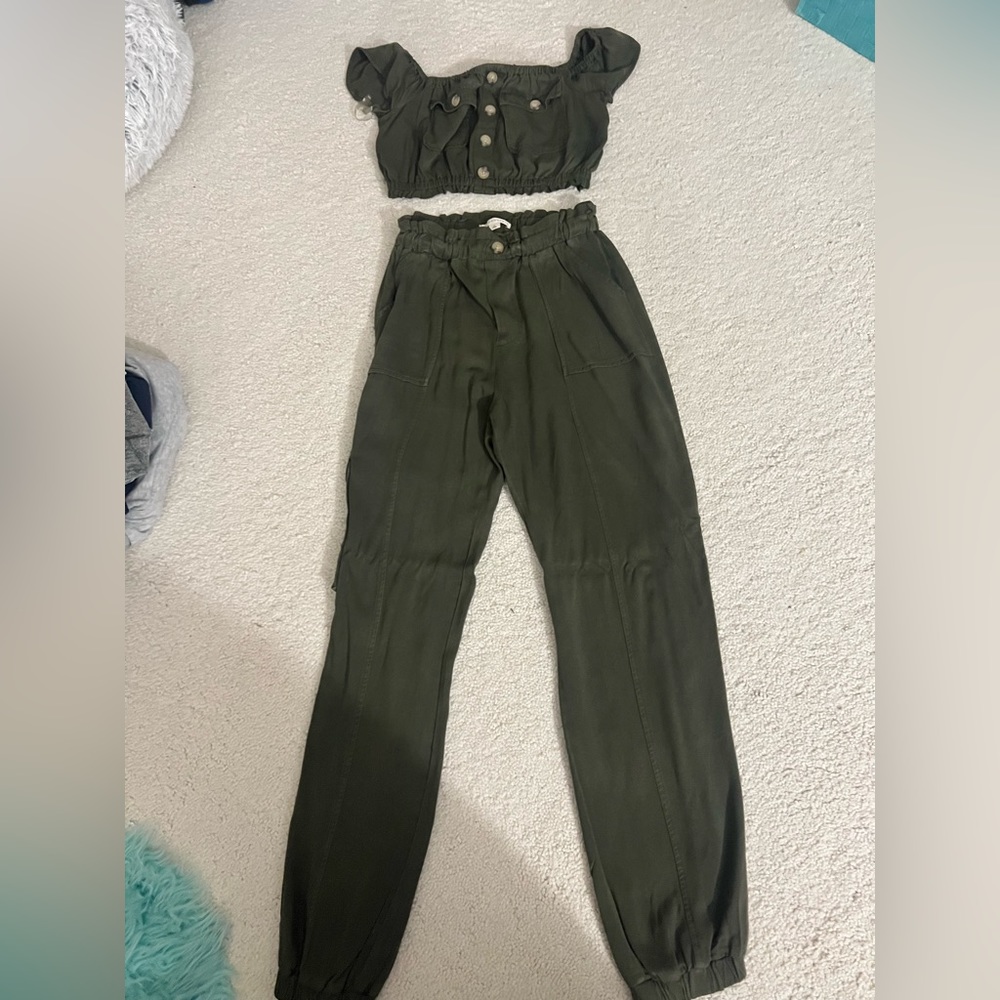 Two piece pant and top